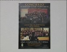 Imagen de La Masa Coral José Hodar Homenajea A César Cánovas Con Un Concierto Este Sábado