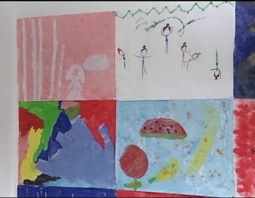 Imagen de Los alumnos de la Escuela Municipal de Pintura pintaron la solidaridad y aportaron alimentos
