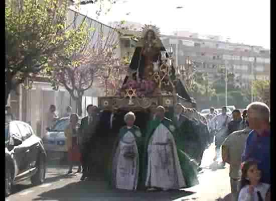 Imagen de Cuatro pasos de 3 cofradías trasladaron en procesión a sus titulares durante la tarde del sábado