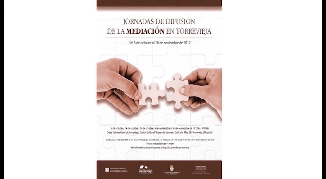 Imagen de La Sede Universitaria de Torrevieja acoge las “Jornadas de difusión de la mediación”