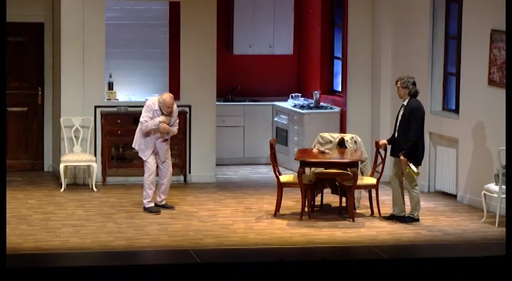 Imagen de Héctor Alteiro es «El Padre» en la obra de teatro que escenifica los estragos del Alzheimer