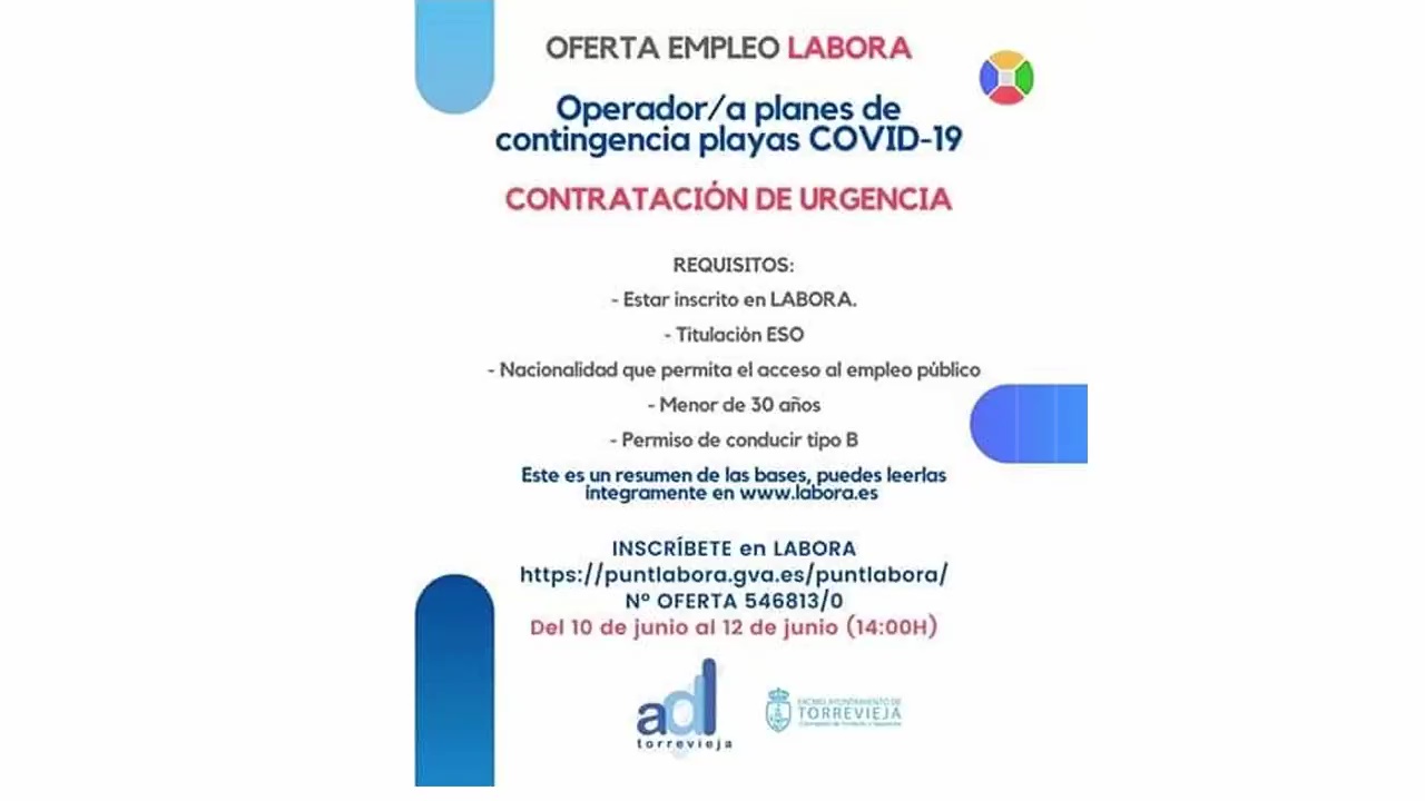 Imagen de GV publica la convocatoria para contratar a 1000 «asistentes de playas» en la Comunidad Valenciana