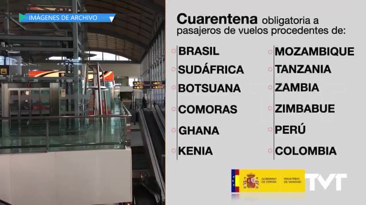 Imagen de Se amplía la cuarentena de 10 días a los pasajeros de vuelos procedentes de otros 10 países