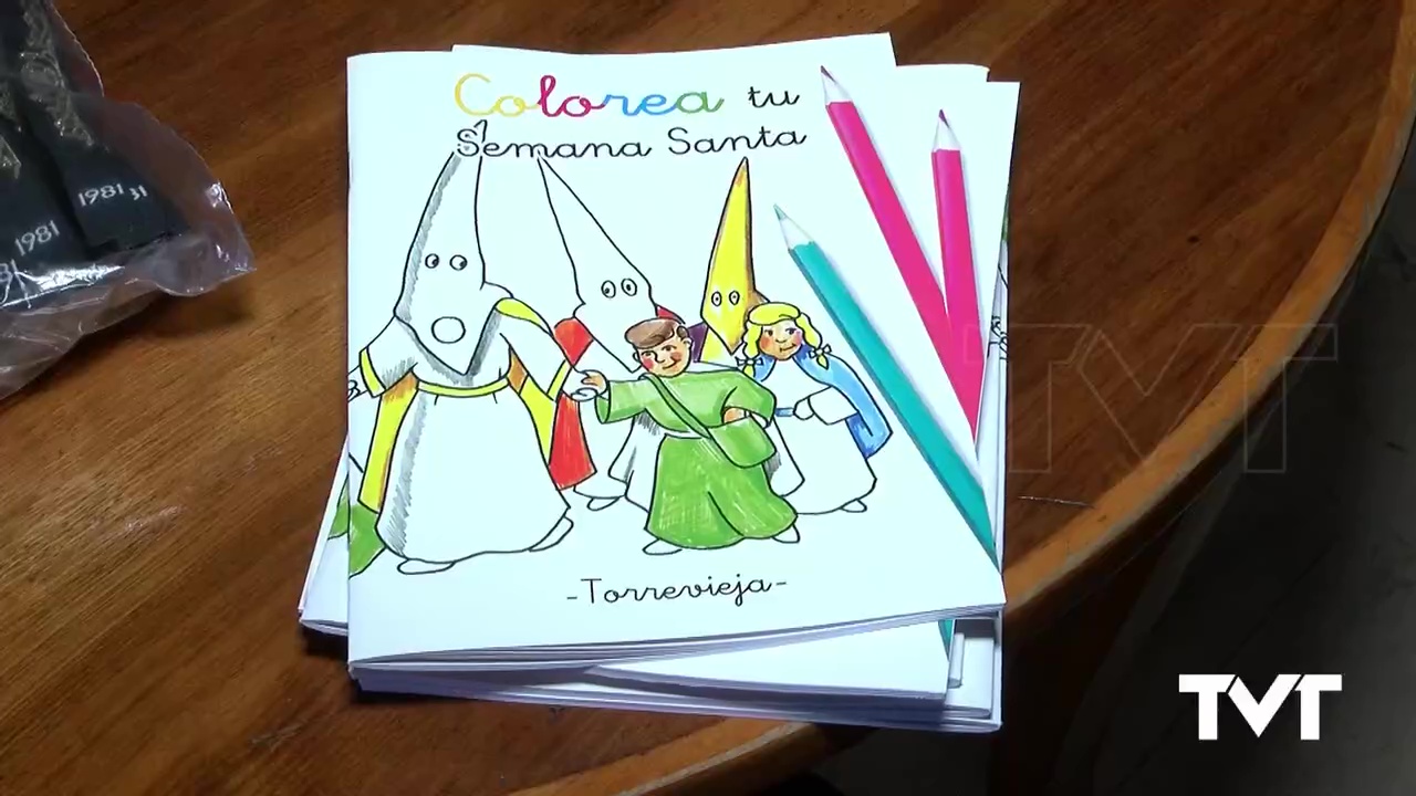 Imagen de La Junta Mayor presentaba un cuaderno para colorear la Semana Santa