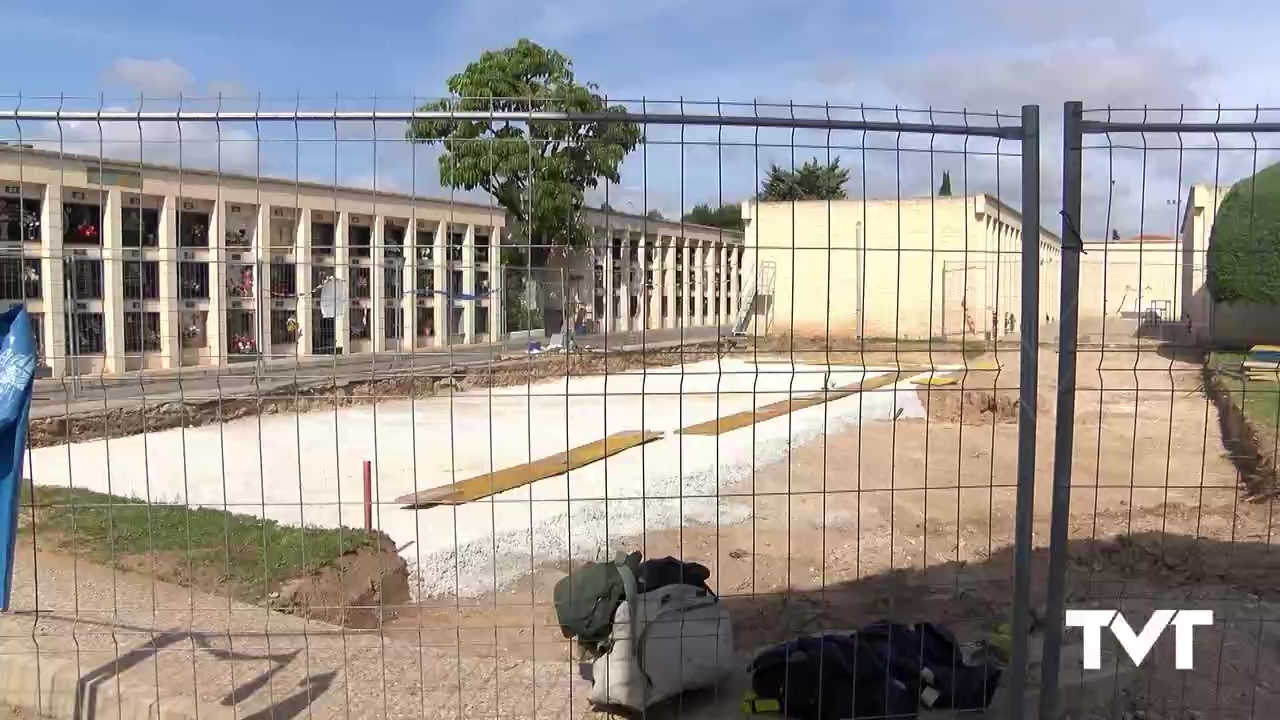 Imagen de Comienzan las obras en el cementerio municipal para la construcción de 460 nuevos nichos