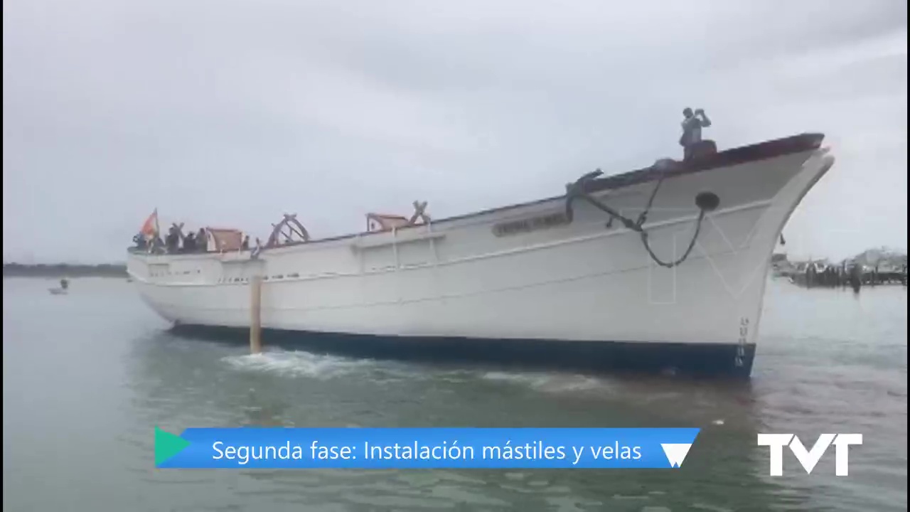 Imagen de Un momento para recordar: la botadura del Pascual Flores en Huelva tras su restauración