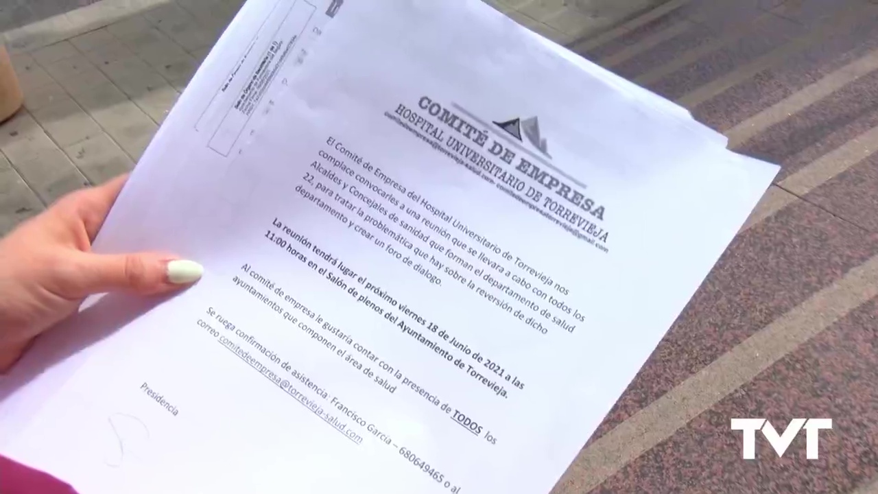 Imagen de El Comité de empresa del Hospital lamenta que muchos alcaldes no hayan contestado a su invitación