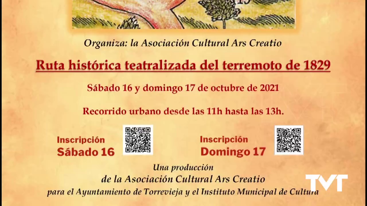 Imagen de Rutas teatralizadas «1829, Torrevieja tiembla» los días 16 y 17 de octubre