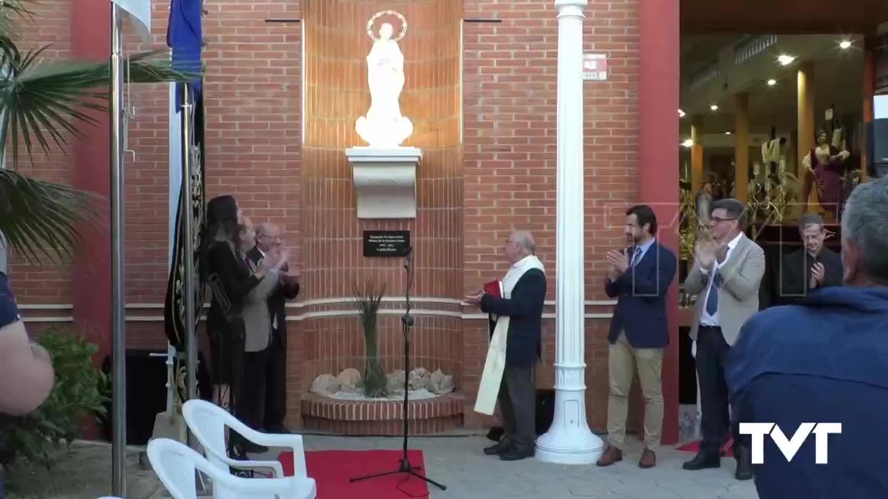 Imagen de La Inmaculada preside la entrada del Museo de Semana Santa