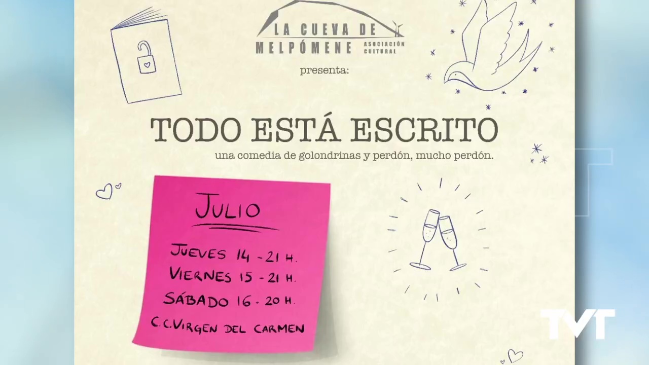 Imagen de La Cueva de Melpómene presenta su nueva comedia, «Todo está Escrito».