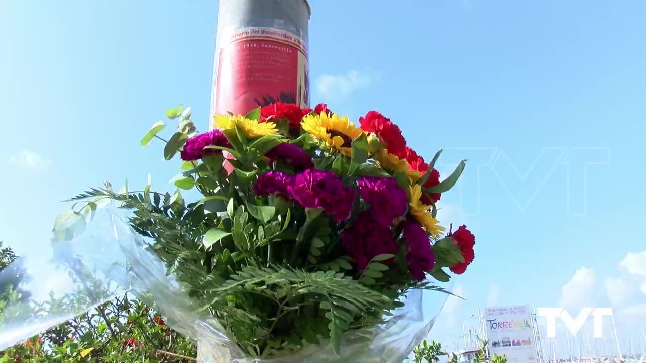 Imagen de Torrevieja conmemora el 84º aniversario del bombardeo fascista de 1938