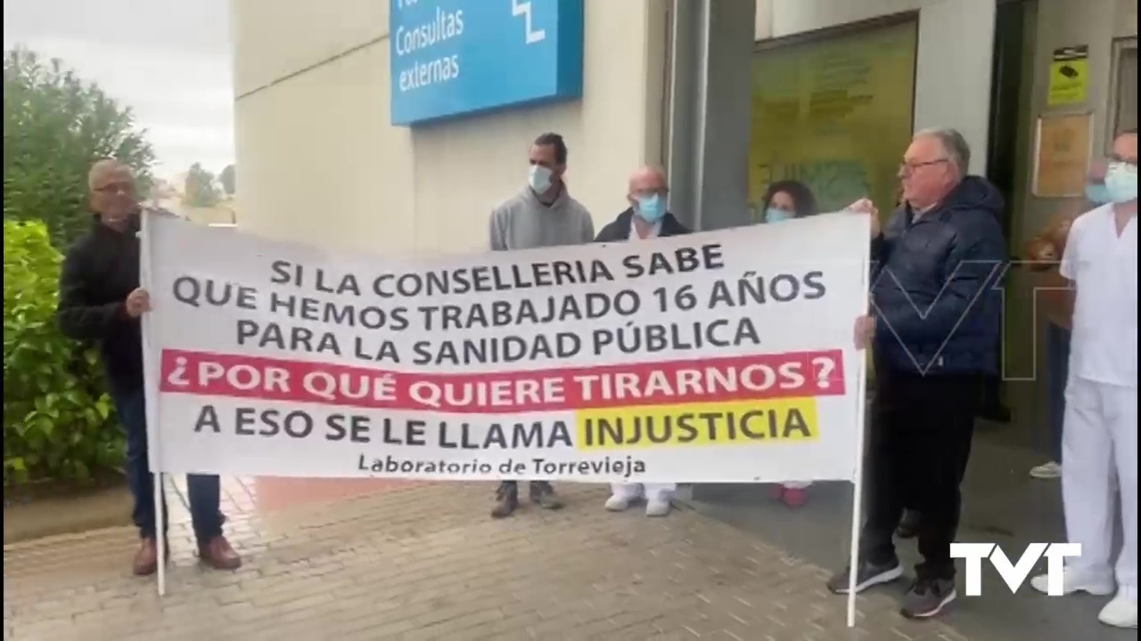 Imagen de Nueva protesta de los trabajadores del servicio de laboratorio del Hospital