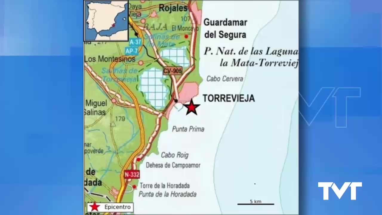 Imagen de Registrado un pequeño terremoto de 1,5 y con epicentro en Torrevieja