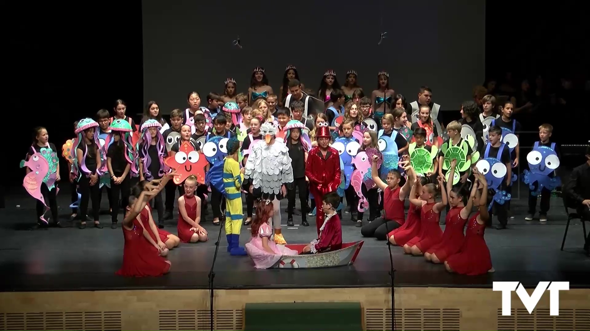 Imagen de El musical La Sirenita llena de diversión el Centro Cultural Virgen del Carmen