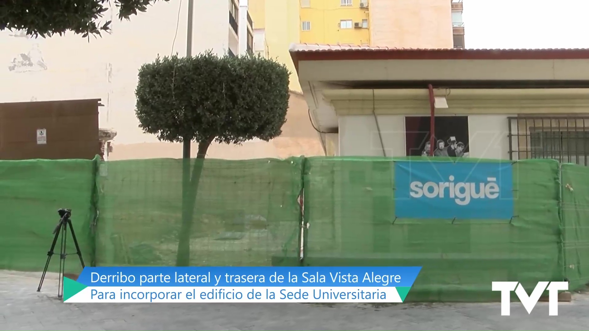 Imagen de La Sala Vista Alegre se queda sin patio, aseos y conserjería. Porción que se sumará al nuevo edificio que albergará la Sede Universitaria 