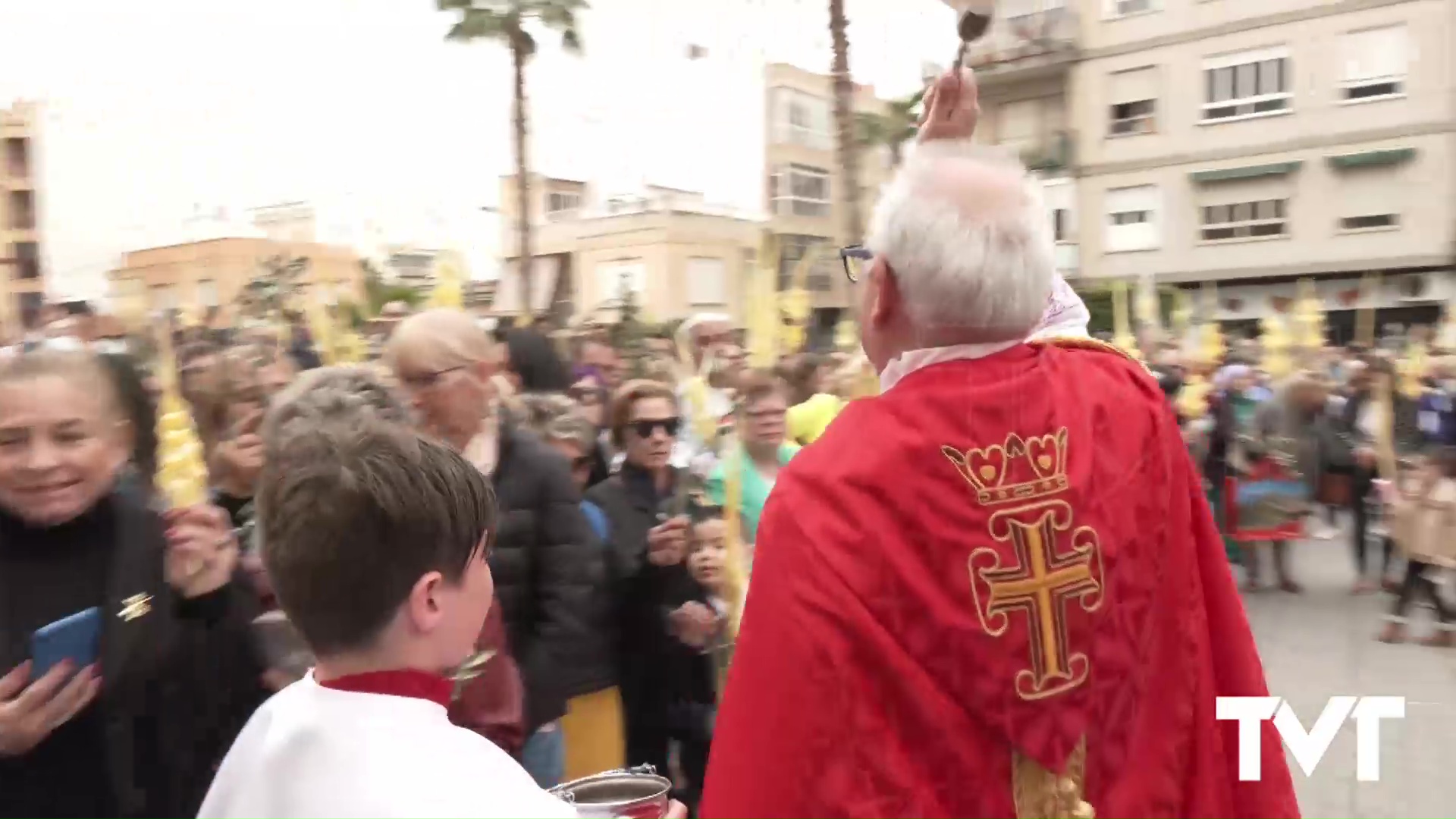 Imagen de Arranca la Semana Santa 2024 con la procesión de Las Palmas y la suspensión de la procesión de las Mantillas