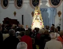 Imagen de La Asociacion Virgen Del Rocio Celebro La Candelaria Con Procesion De Velas.