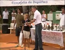 Imagen de Laura Pertusa Y Manuel Sala Ganadores Del Xv Torneo De Tenis Ciudad De Torrevieja