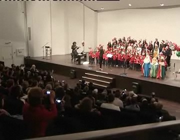 Imagen de Los coros de la Escuela Coral Municipal interpretaron el entrañable concierto de Navidad