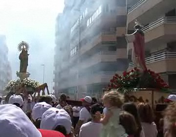 Imagen de La imagen del Sagrado Corazón de Jesús peregrinó en Romeria hasta La Mata