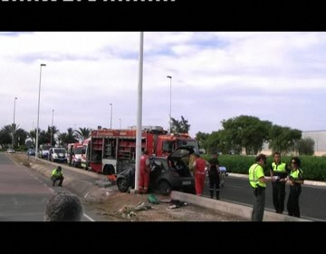 Imagen de Un accidente en la carretera de Crevillente se salda con tres heridos politraumatizados