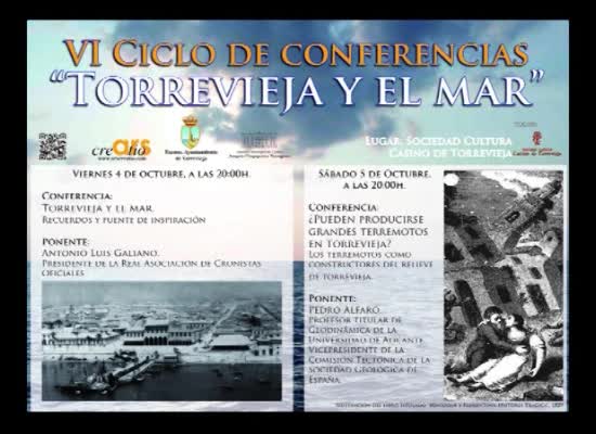 Imagen de El VI Ciclo de Conferencias “Torrevieja y el mar” será inaugurado el 4 de octubre