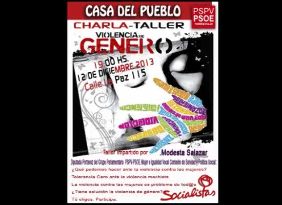 Imagen de El PSOE organiza charla sobre la violencia de género el 12 de diciembre en la Casa del Pueblo