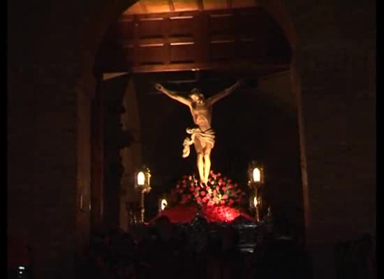 Imagen de El Crucificado procesionó al Acequión en el 60 Aniversario de su Fundación