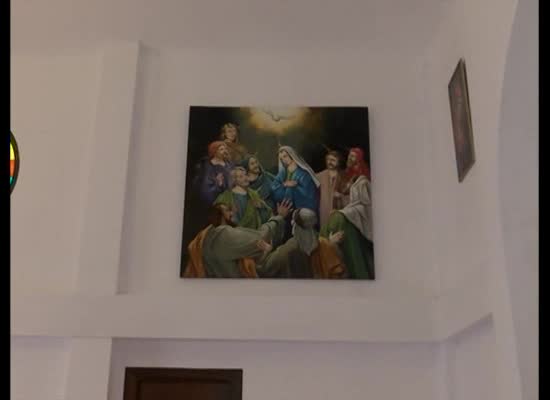 Imagen de La Ermita del Rocío ya cuenta con los primeros lienzos de su decoración