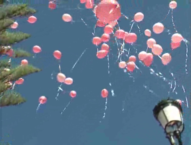 Imagen de El cielo de Torrevieja se llena de globos rosas