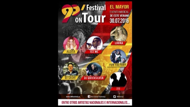 Imagen de 90 Festival On Tour llegará a Torrevieja el 30 de julio