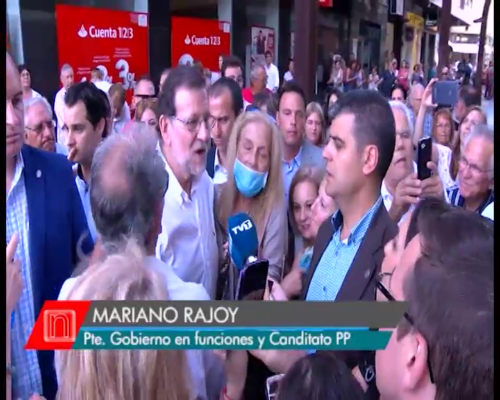 Imagen de Mariano Rajoy lanza su primer mensaje de campaña electoral en Torrevieja