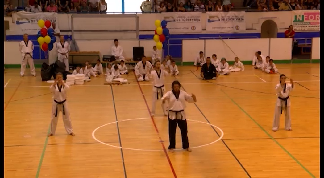 Imagen de 200 alumnos protagonizan una vistosa exhibición de Taekwondo