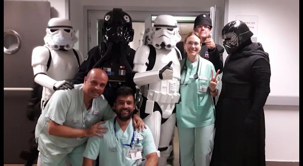 Imagen de Star Wars acompaña a los niños ingresados en el Hospital Universitario de Torrevieja