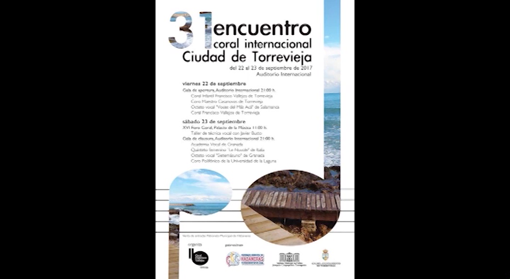 Imagen de El Encuentro Coral Internacional Ciudad de Torrevieja será celebrado el 22 y 23 de septiembre