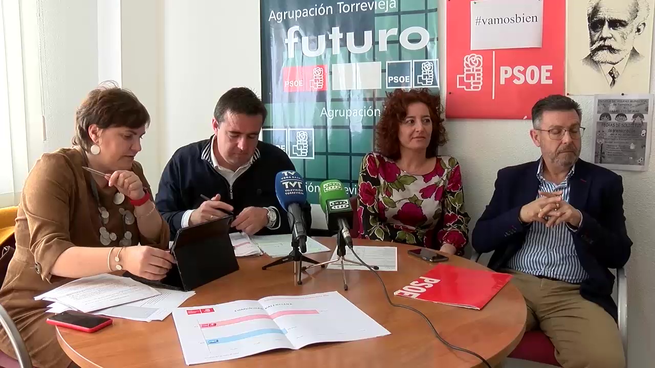 Imagen de Los diputados socialistas defienden en Torrevieja unos «PGE que benefician a la VB y a Torrevieja»