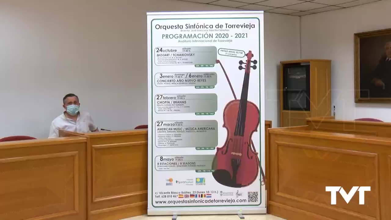 Imagen de El 24 de octubre arranca la nueva programación de la Orquesta Sinfónica de Torrevieja