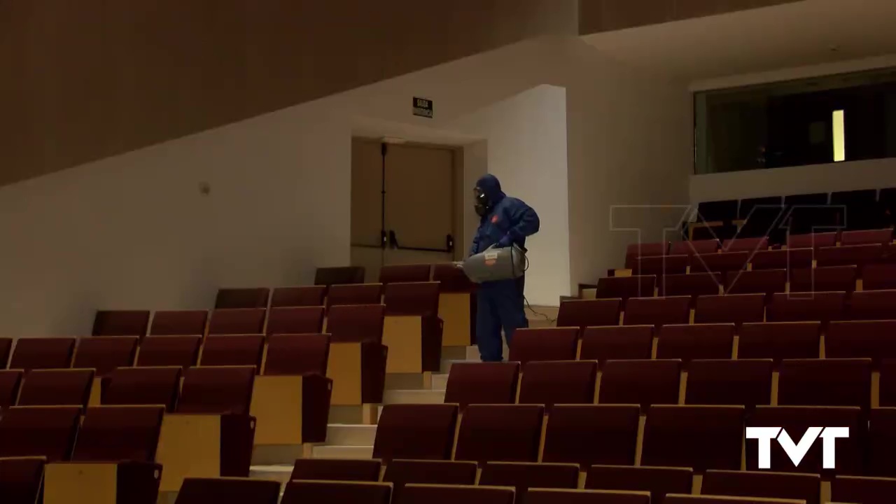 Imagen de El Auditorio de Torrevieja aplica técnicas de nebulización originando un espacio seguro