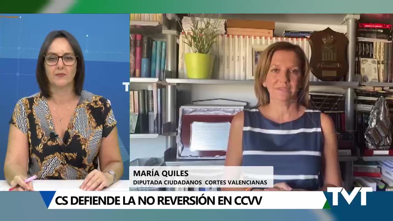 Imagen de Entrevista a la diputada de Ciudadanos en Les Corts María Quiles sobre la reversión del Hospital