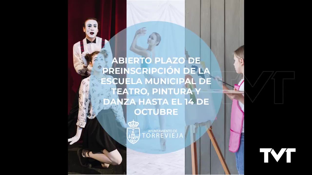Imagen de Se abre el plazo de preinscripción para las escuelas municipales de pintura , teatro y danza.