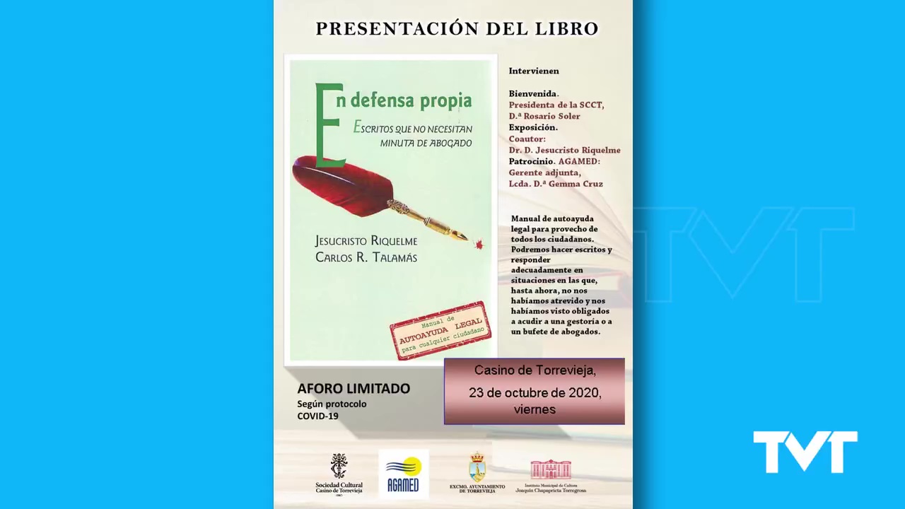 Imagen de El 23 de octubre se presenta en el Casino el libro «En defensa propia»