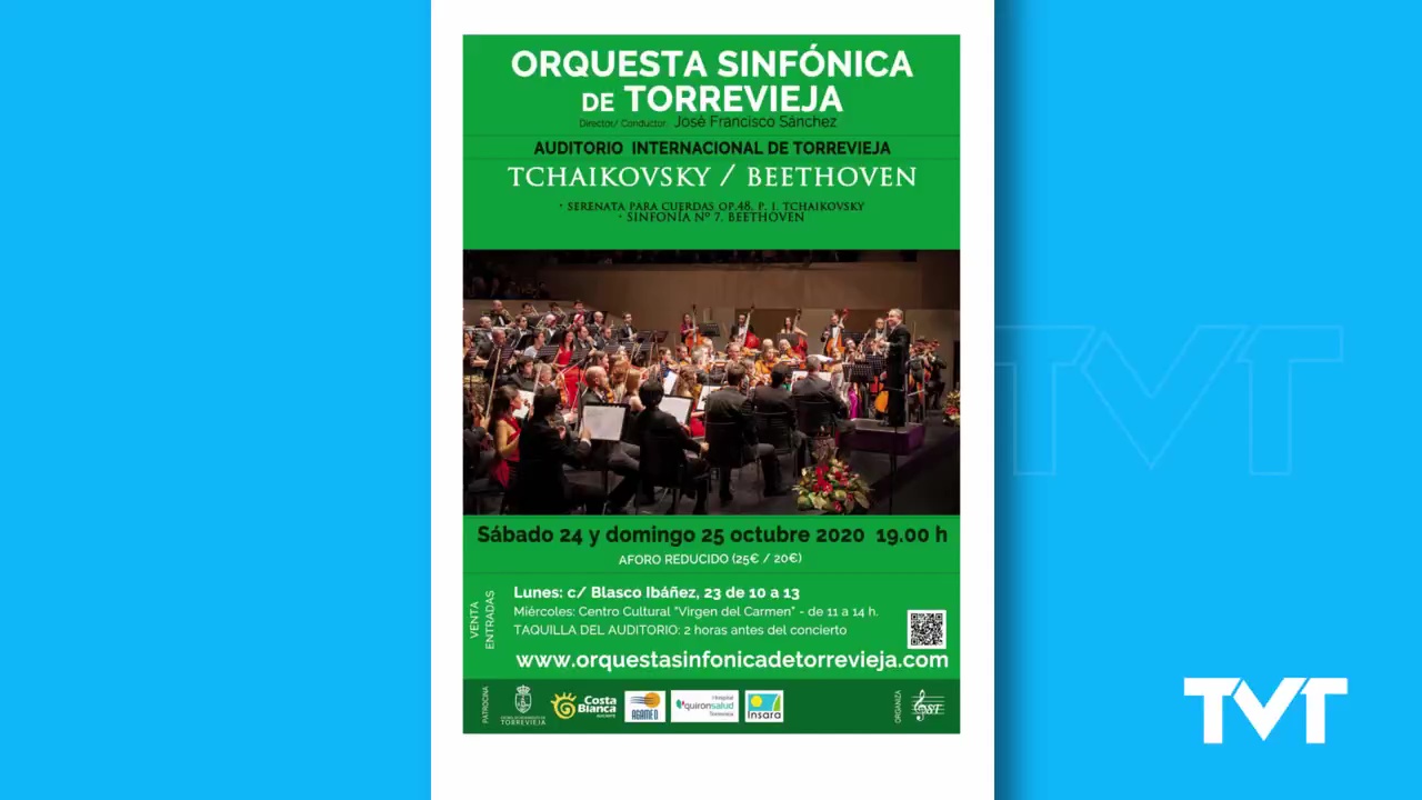 Imagen de Tchaikovsky y Beethoven con la Orquesta Sinfónica de Torrevieja