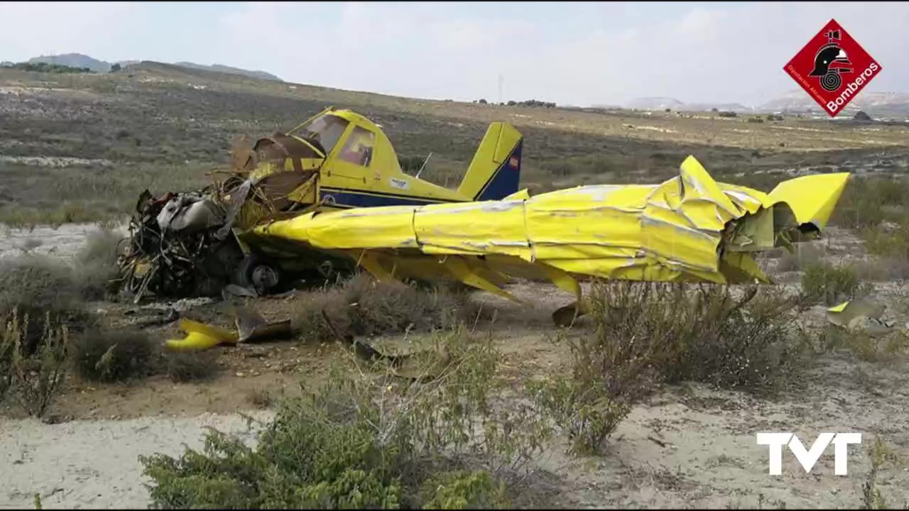 Imagen de Herido un joven de 27 años tras caer su avioneta en Torremendo, Orihuela