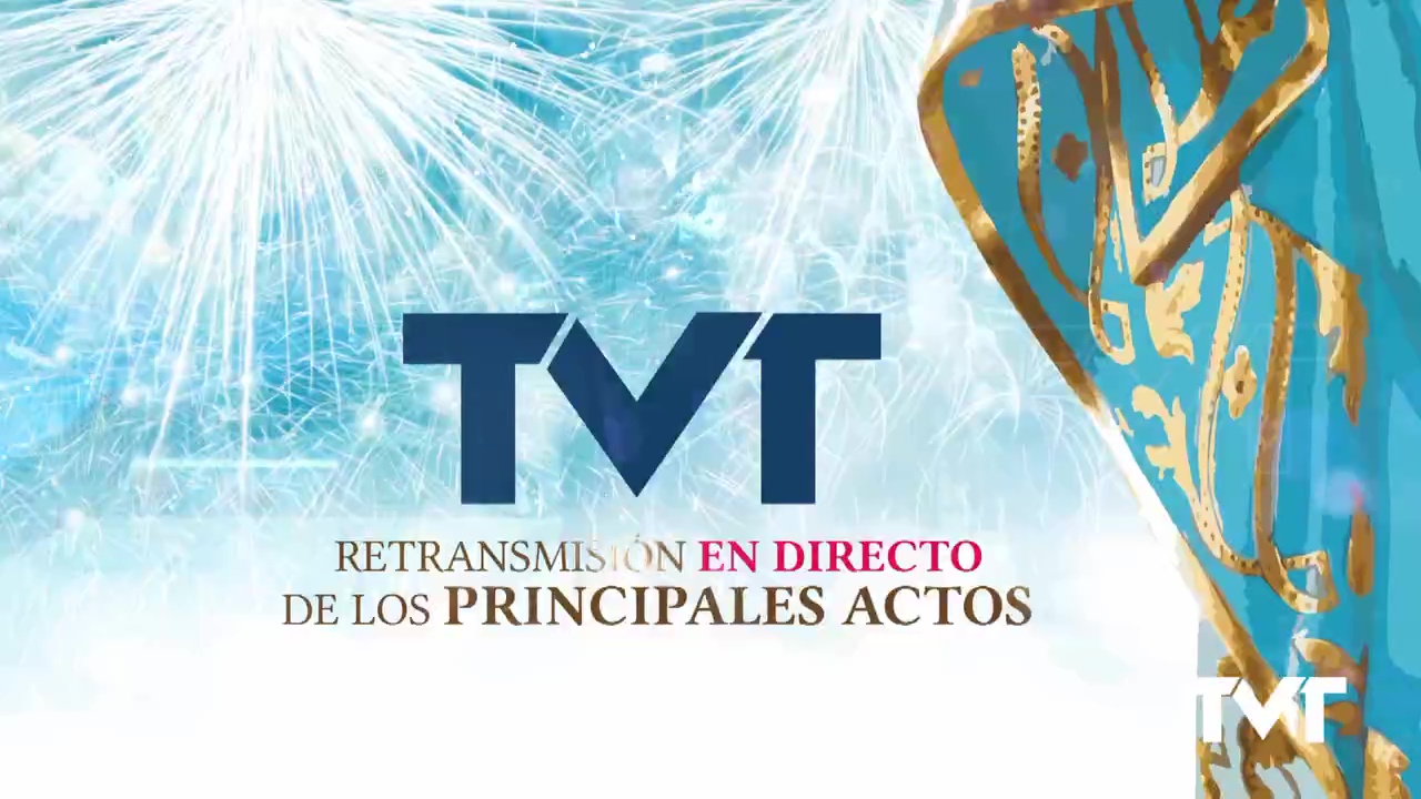Imagen de TVT con las fiestas patronales de Torrevieja