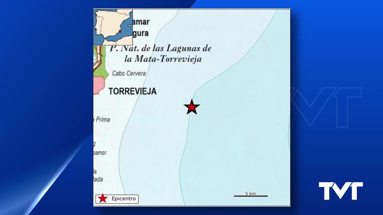 Imagen de Un nuevo movimiento sísmico con epicentro a 14 Km de la costa torrevejense