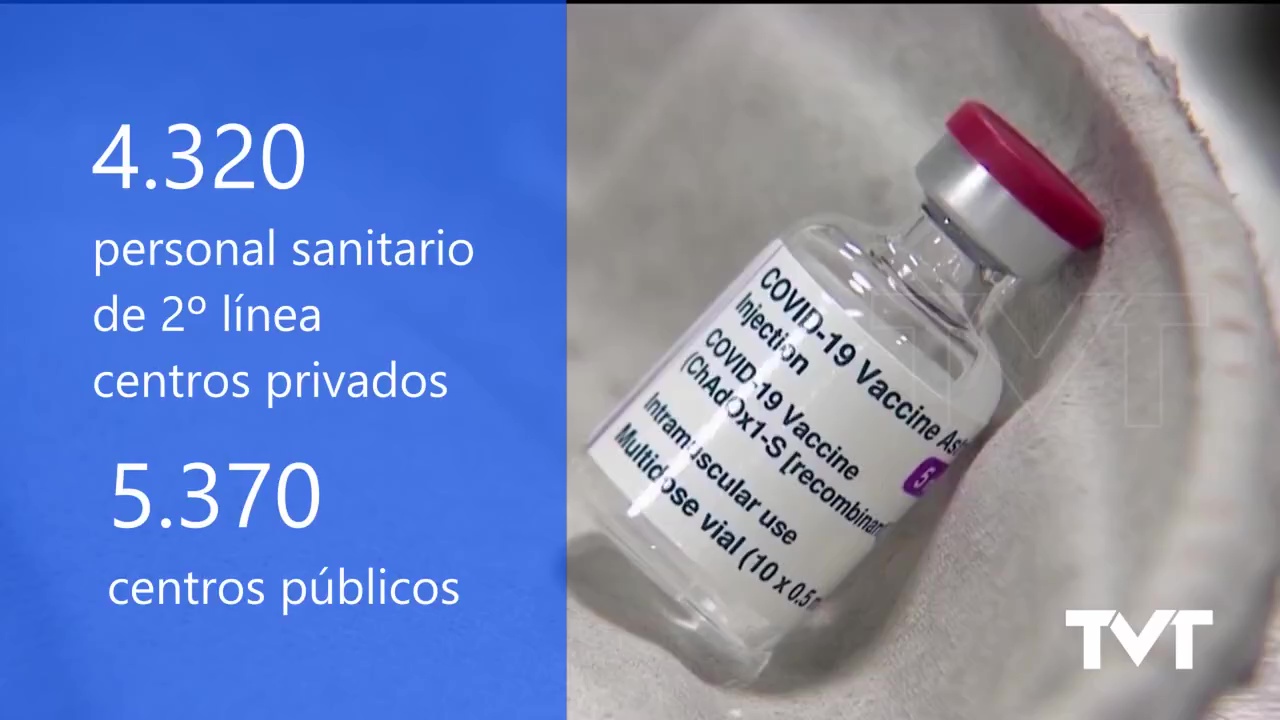 Imagen de La Comunitat Valenciana comienza la administración de la vacuna de AstraZeneca
