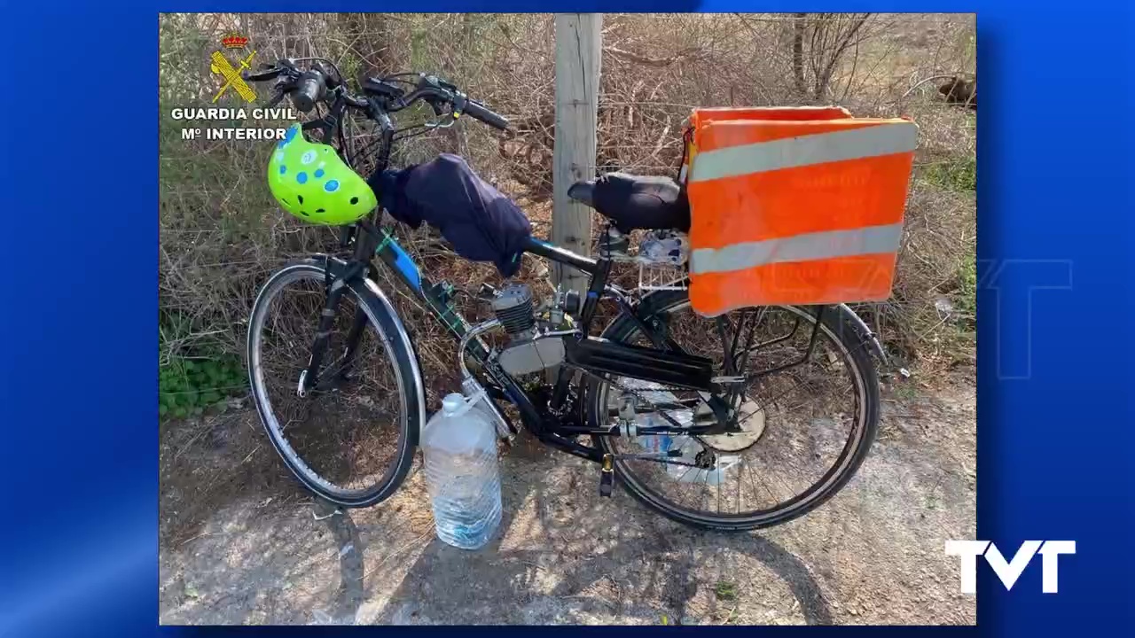 Imagen de La Guardia Civil de Tráfico intercepta una bicicleta circulando con un motor de ciclomotor instalado