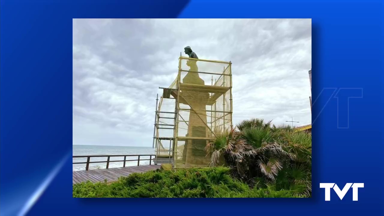 Imagen de Comienza la rehabilitación del monumento al Hombre del Mar