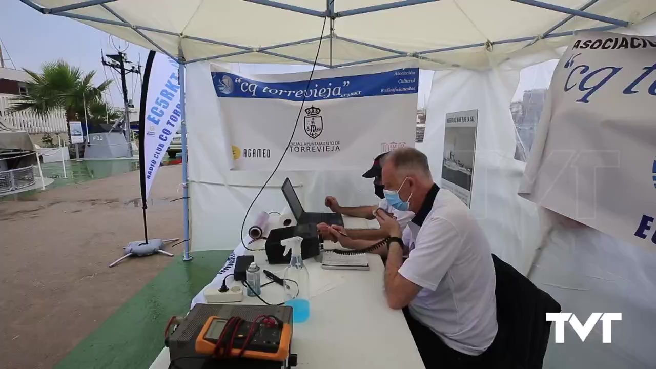 Imagen de Desde el S 61 Delfín los radioaficionados de Torrevieja contactaron con Europa, Turquía y Rusia.