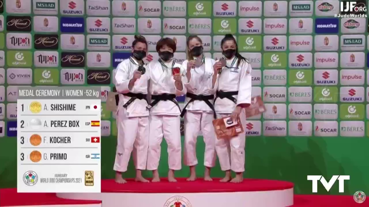 Imagen de La judoca Ana Pérez Box consigue la plata en el Mundial de Budapest y el pase a los JJOO
